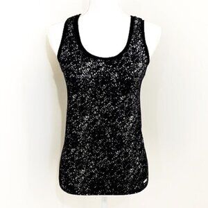 Calvin Klein Black Tank Top W/ Silver Specs